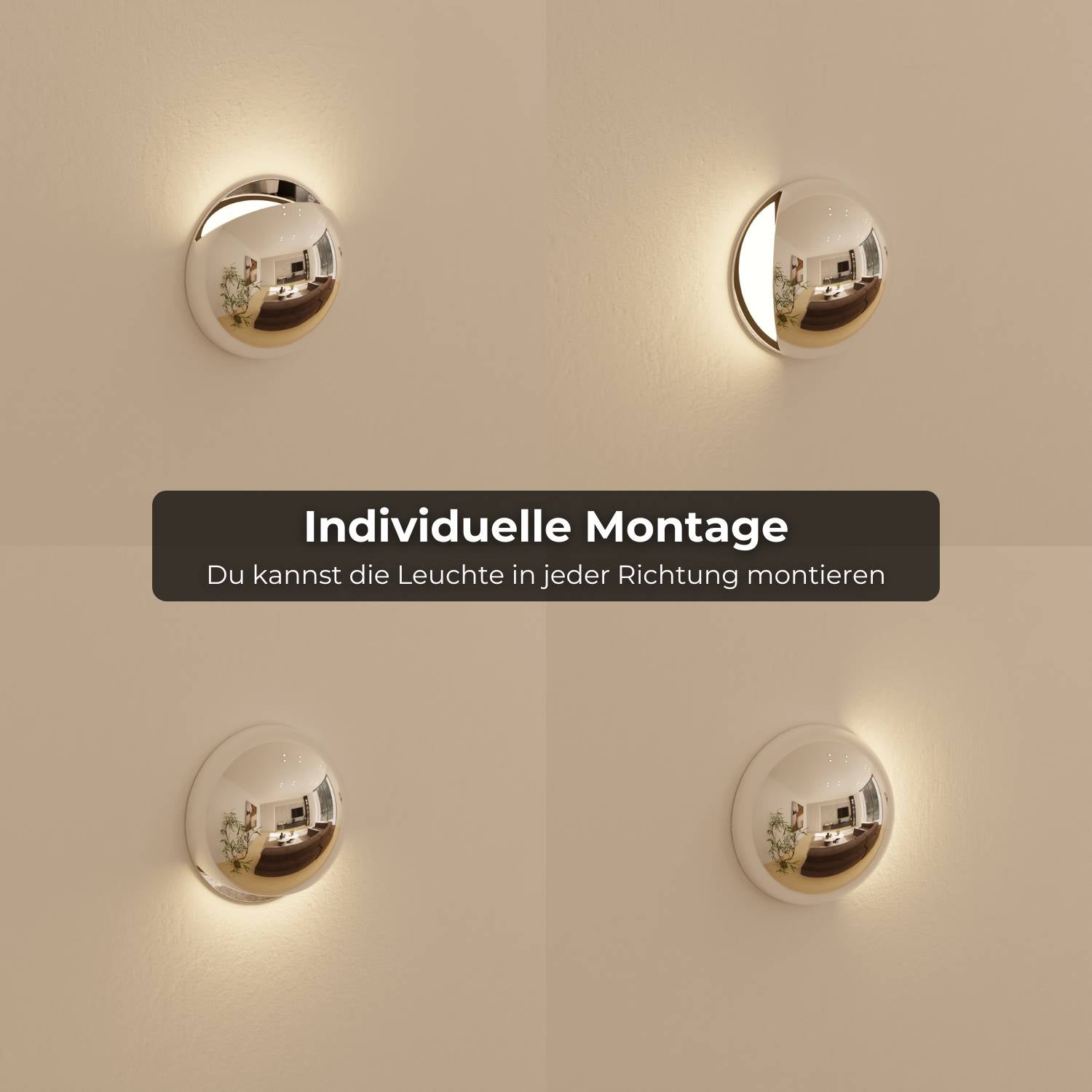 Bela Wall Light | Modern Chrome Finish, IP65 Weatherproof