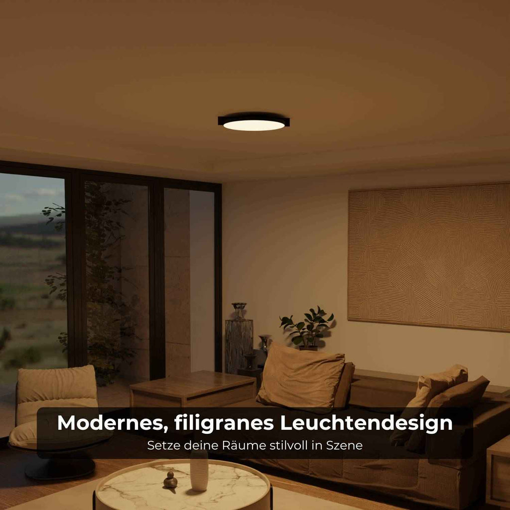 Riva Ceiling Light | Warm White Light, Calming Atmosphere