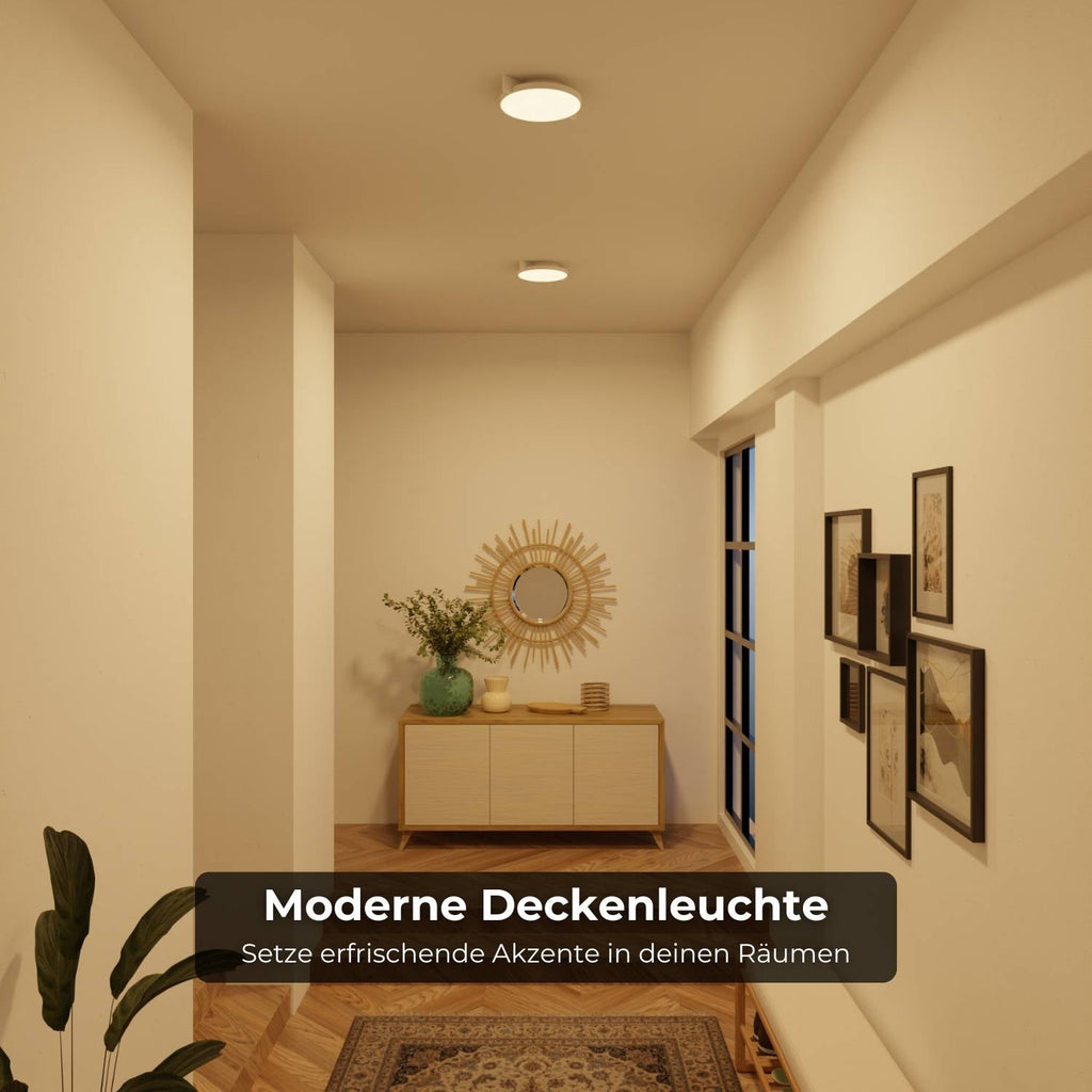Riva Ceiling Light | Warm White Light, Calming Atmosphere