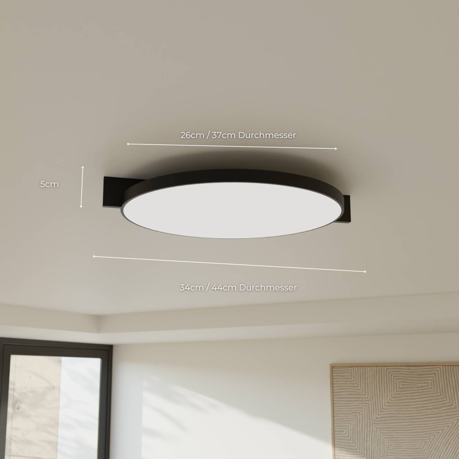 Bela Ceiling Light | Warm White Light (2700K), Calming Atmosphere