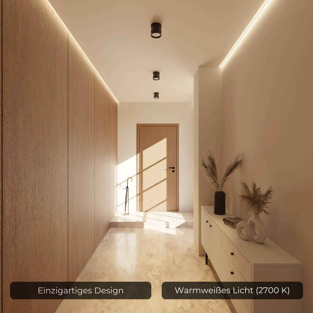 Bela Ceiling Light | Modern Cylindrical Design, Up-Down Illumination