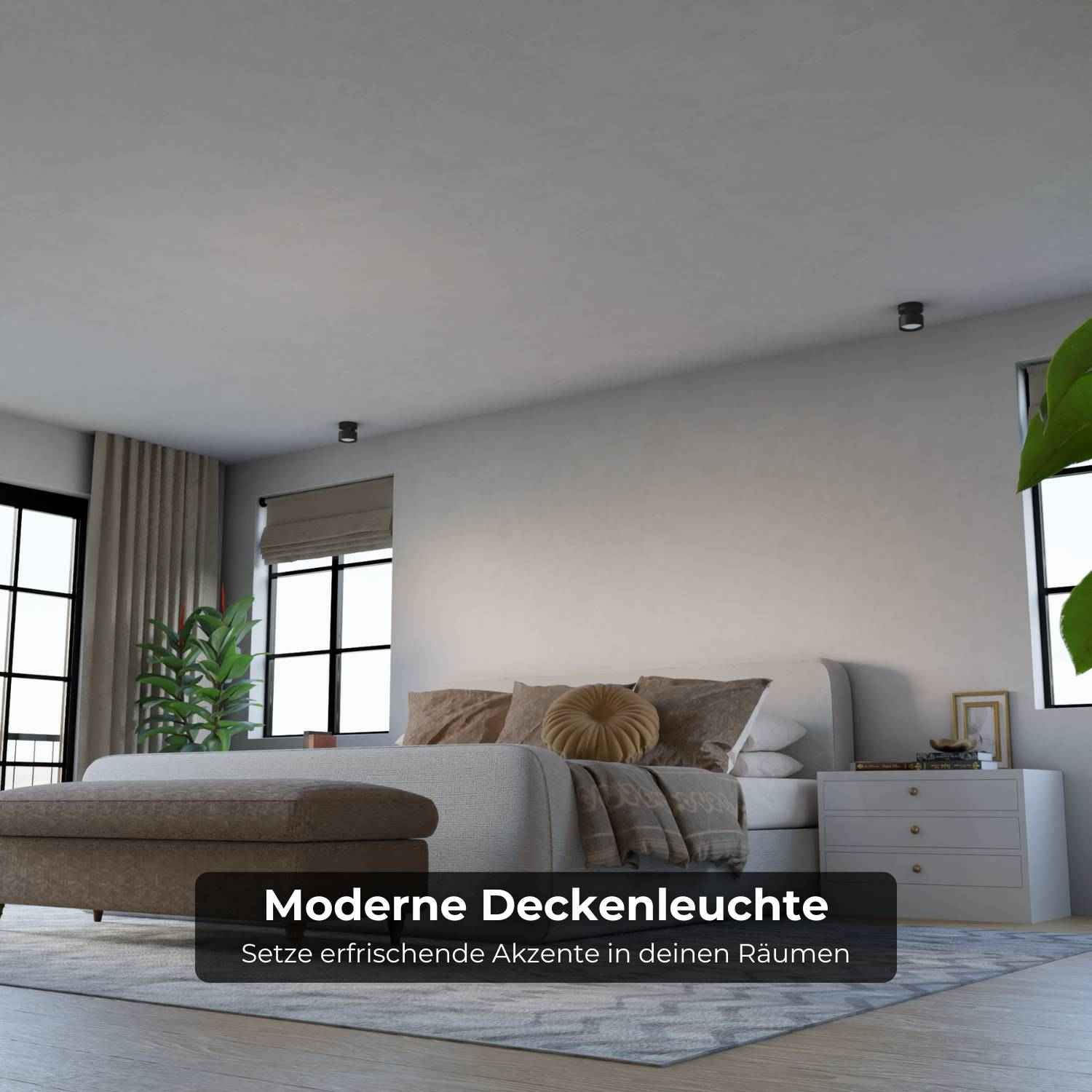 Bela Ceiling Light | Modern Cylindrical Design, Up-Down Illumination