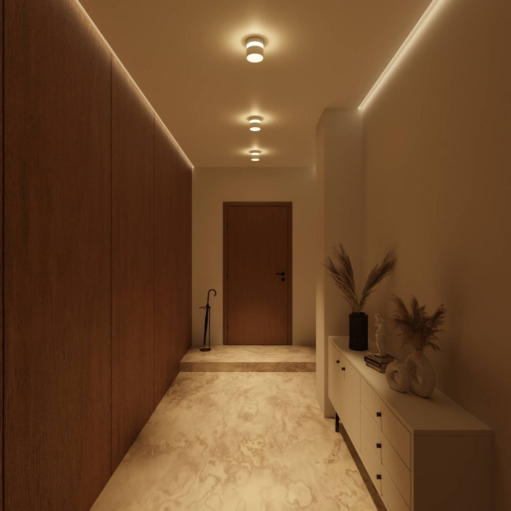 Bela Ceiling Light | Modern Cylindrical Design, Up-Down Illumination