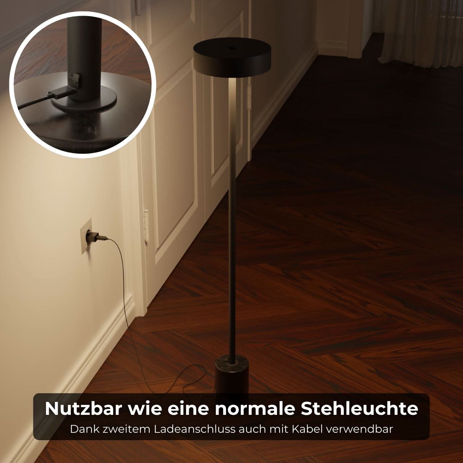 Belo Battery Floor Lamp | Modern Design, Energy Efficient