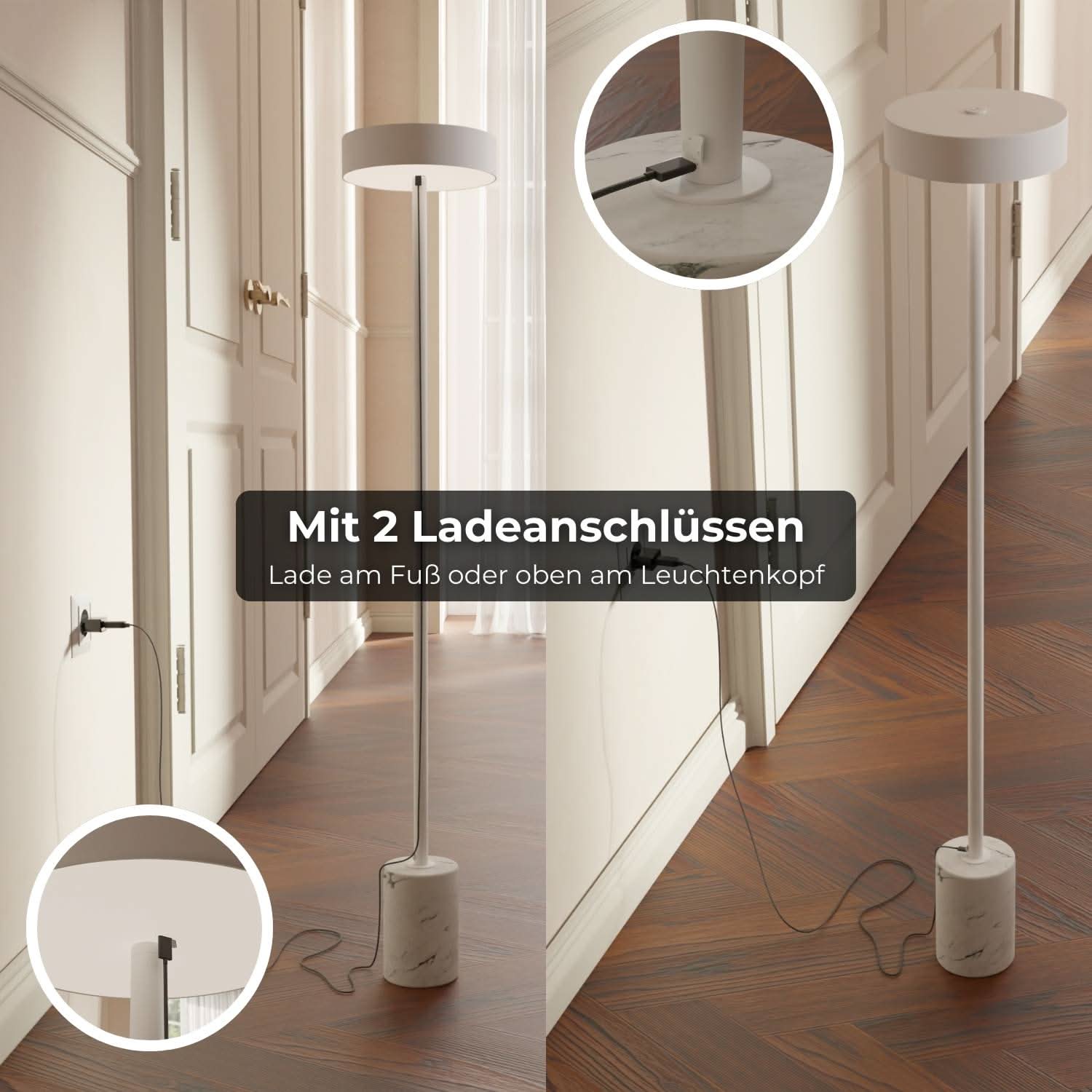 Belo Battery Floor Lamp | Modern Design, Energy Efficient