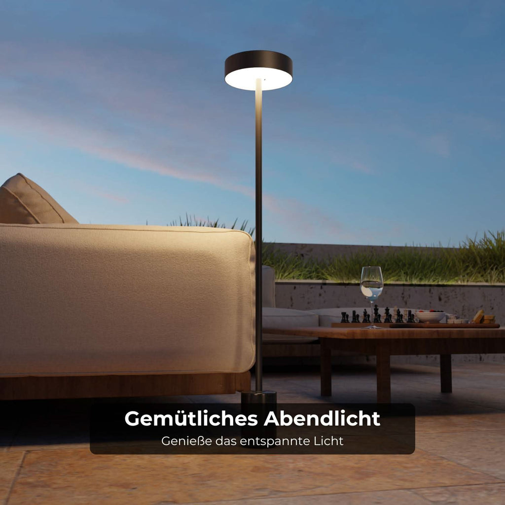 Bello Battery-Powered Floor Lamp | IP54 Waterproof, 6000 mAh Battery