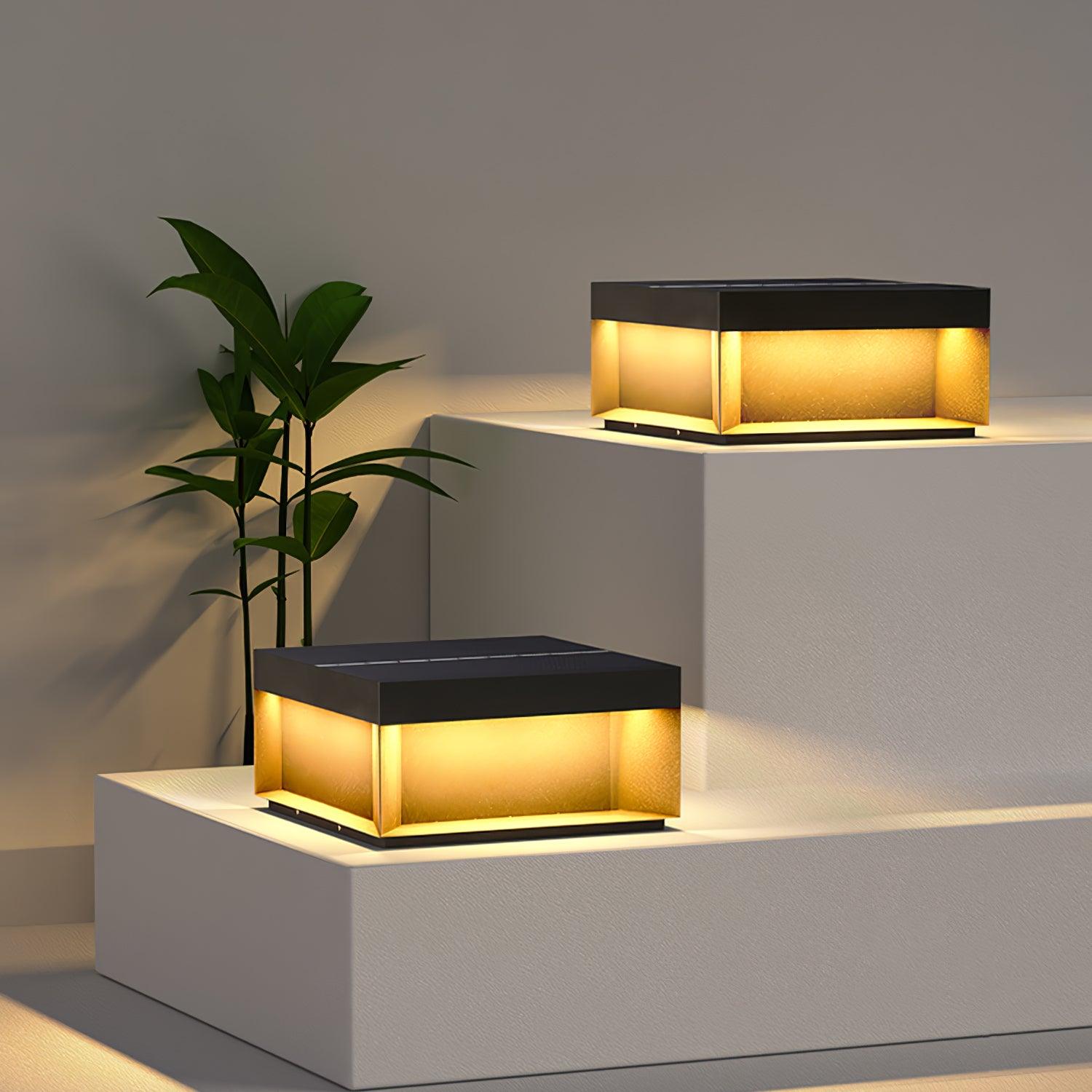 Lumioran - Solar Garden Pillar Lamp