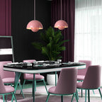 Lumina: Modern Scandinavian Pendant Light with Colored LED Bulbs
