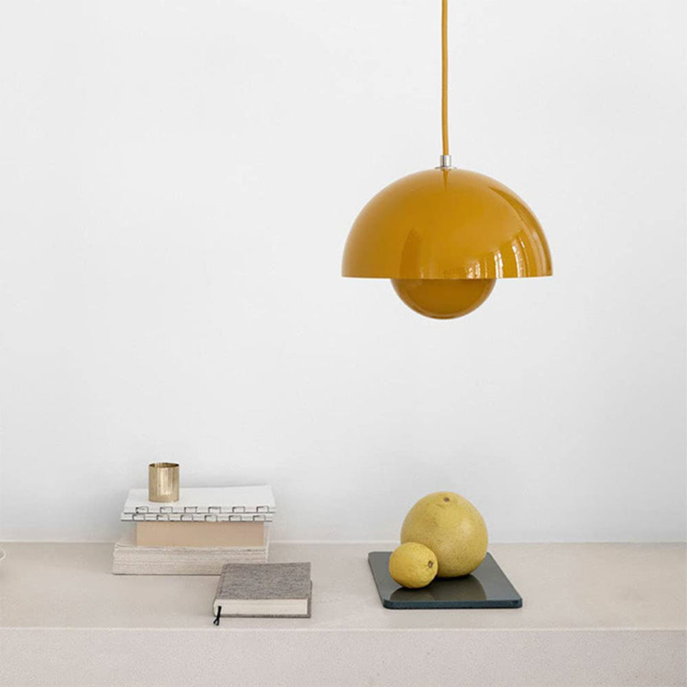 Lumina: Modern Scandinavian Pendant Light with Colored LED Bulbs