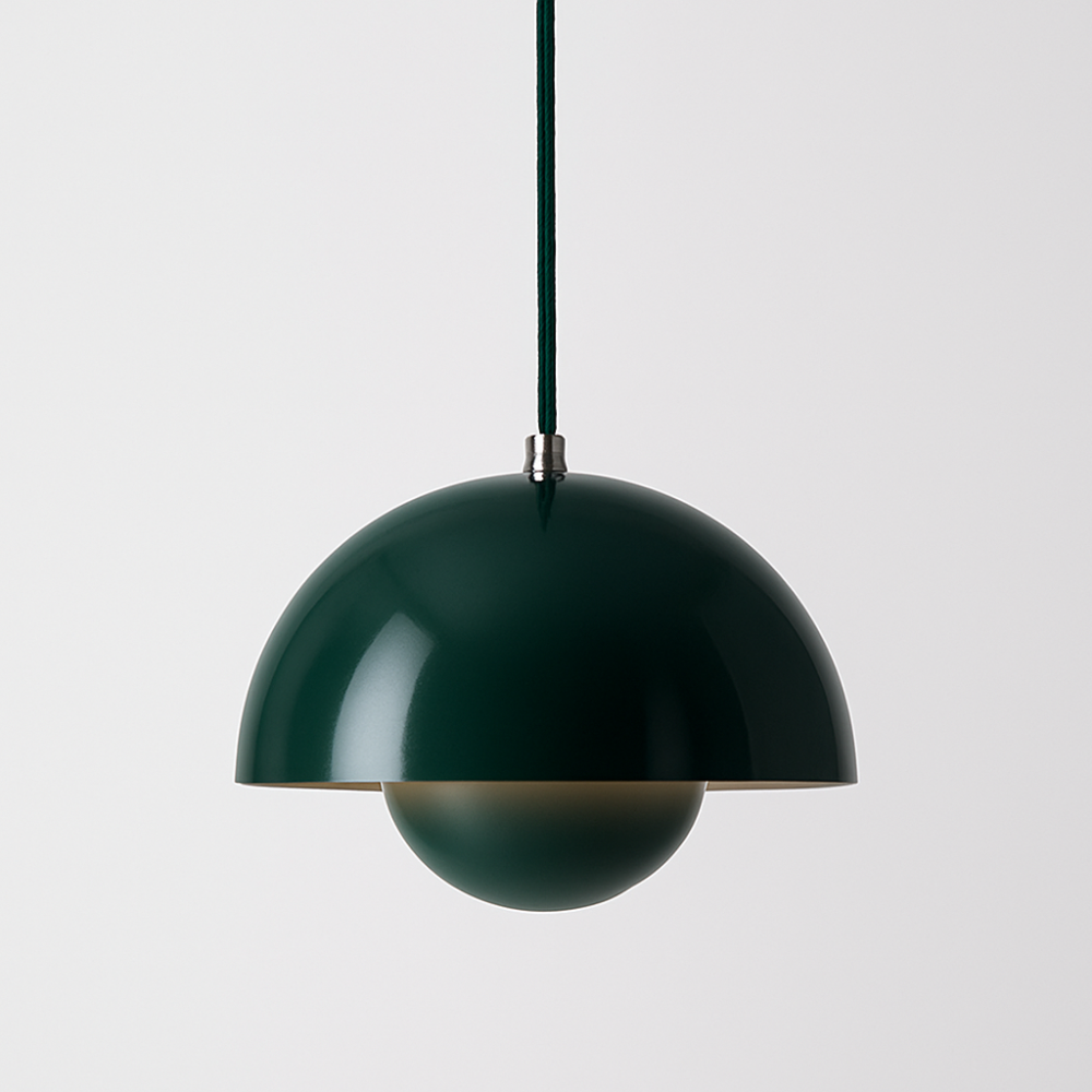 Lumina: Modern Scandinavian Pendant Light with Colored LED Bulbs