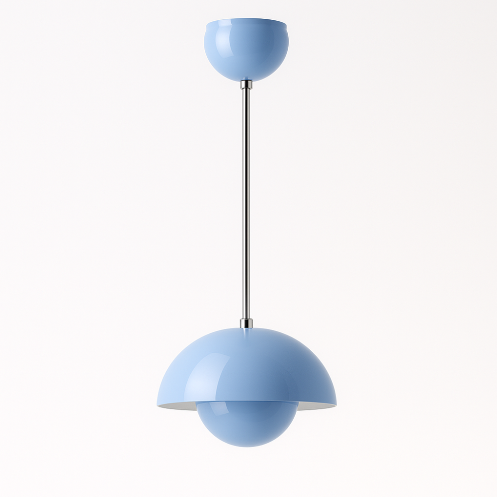 Lumina: Modern Scandinavian Pendant Light with Colored LED Bulbs