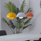 Lumina: Modern Scandinavian Pendant Light with Colored LED Bulbs