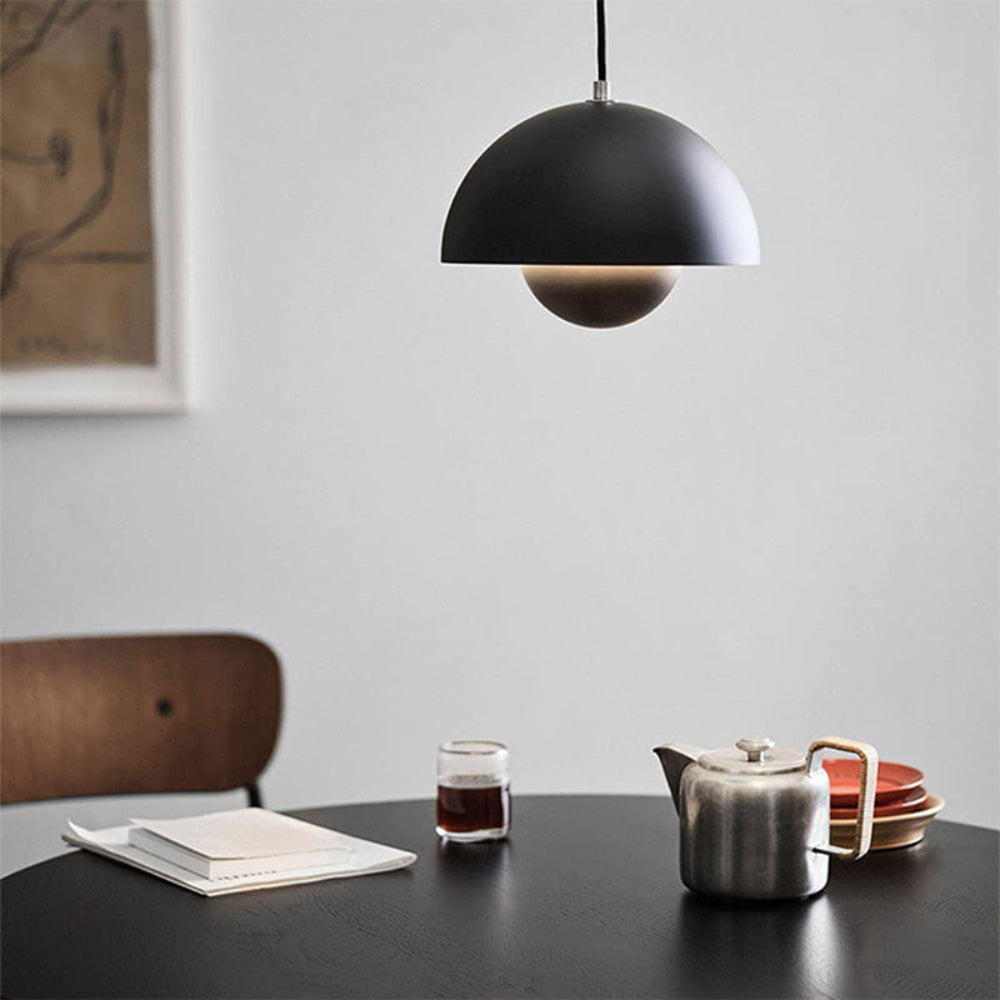 Lumina: Modern Scandinavian Pendant Light with Colored LED Bulbs