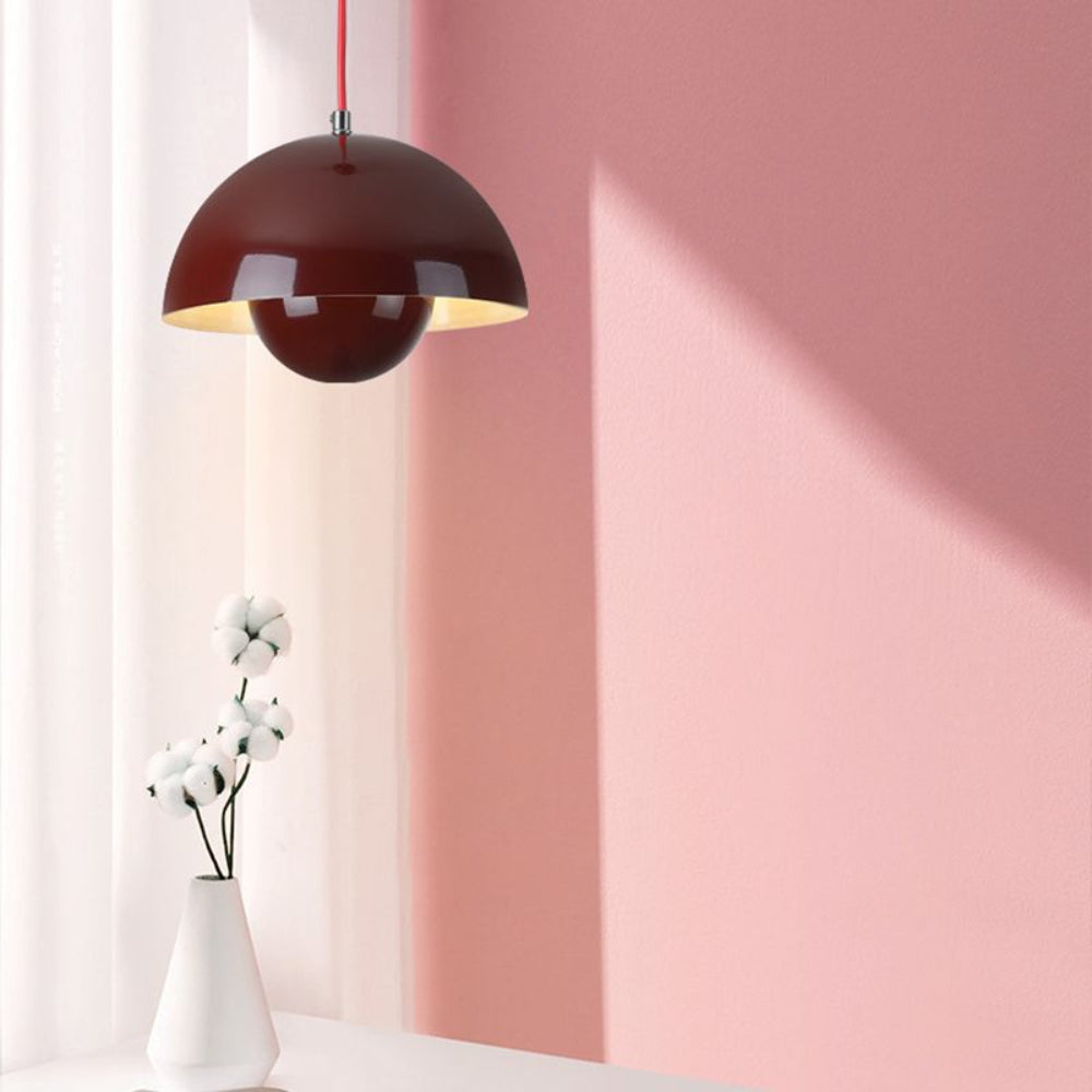 Lumina: Modern Scandinavian Pendant Light with Colored LED Bulbs