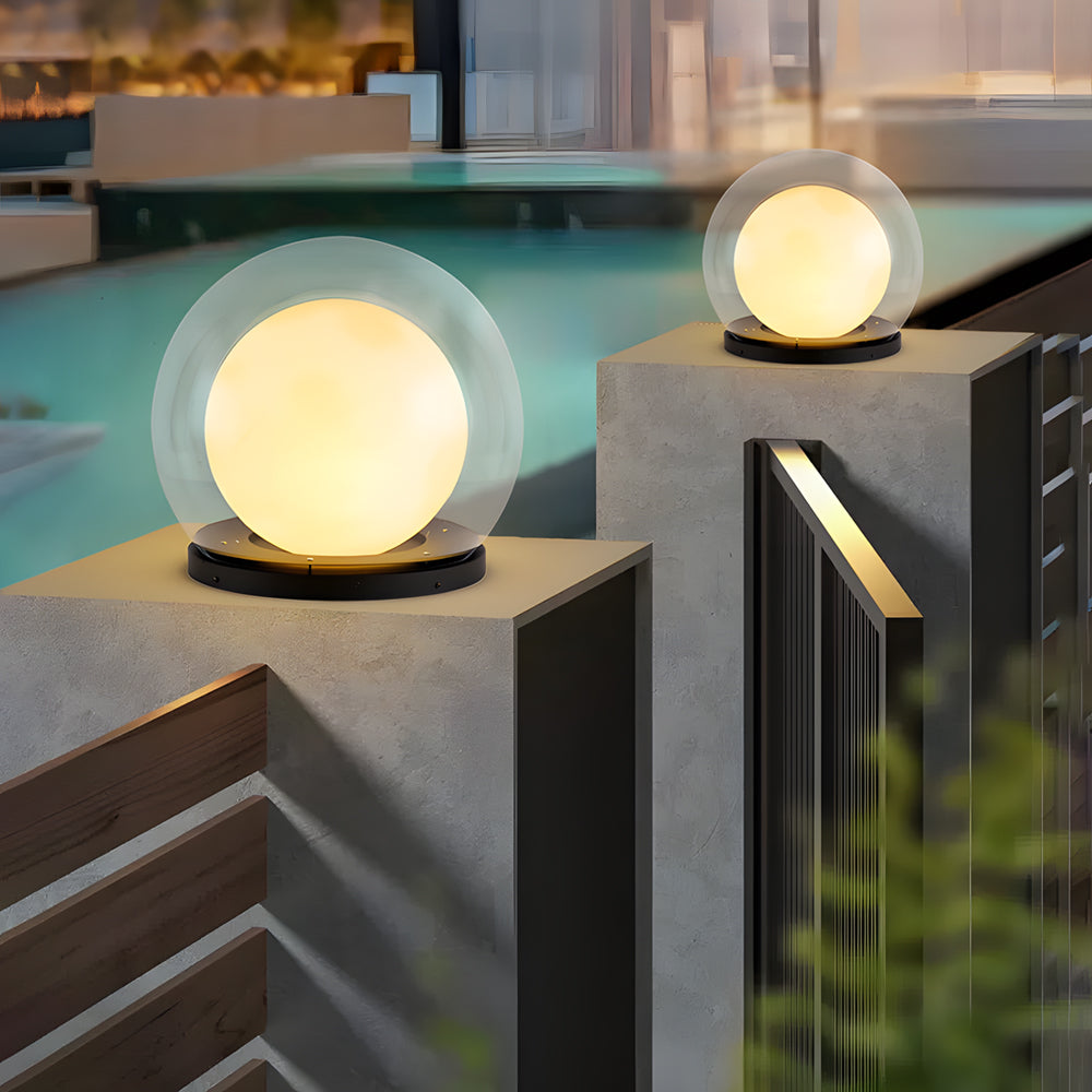 Lunard - Outdoor Pillar Lamp IP65 Waterproof Design