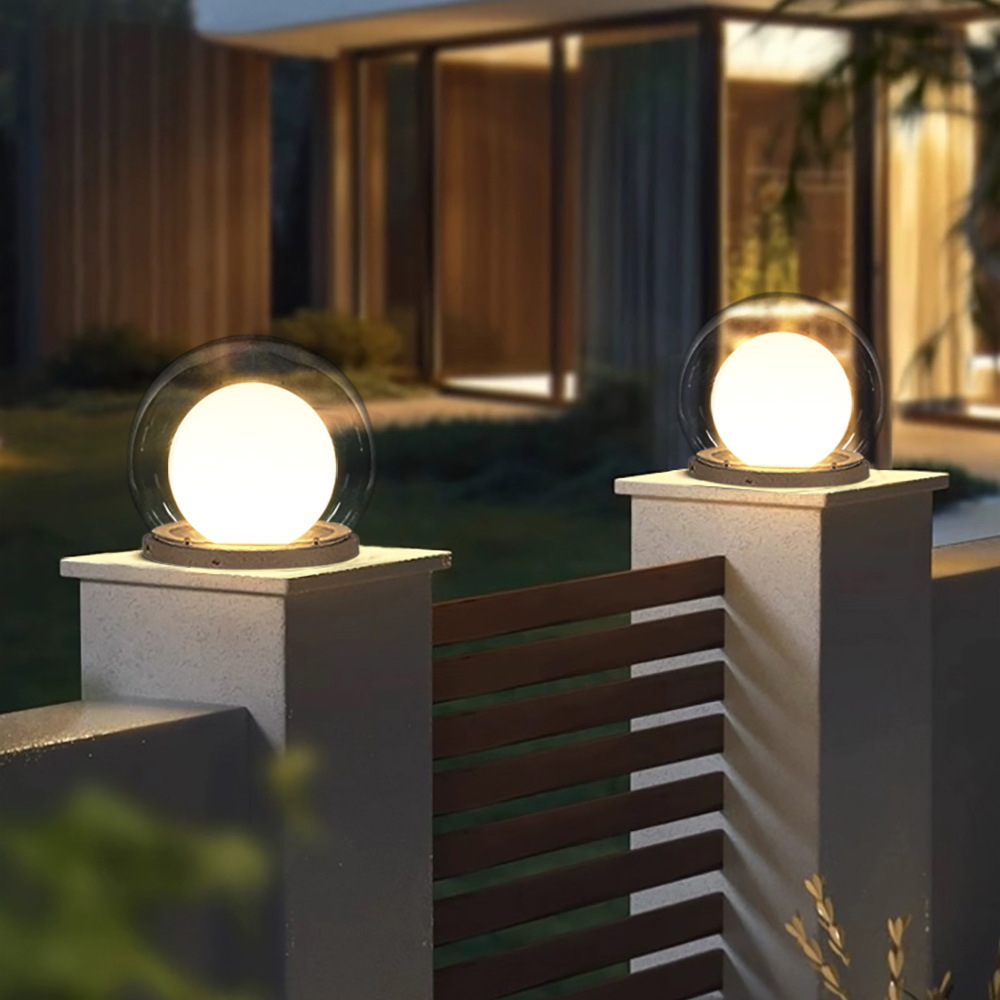 Lunard - Outdoor Pillar Lamp IP65 Waterproof Design