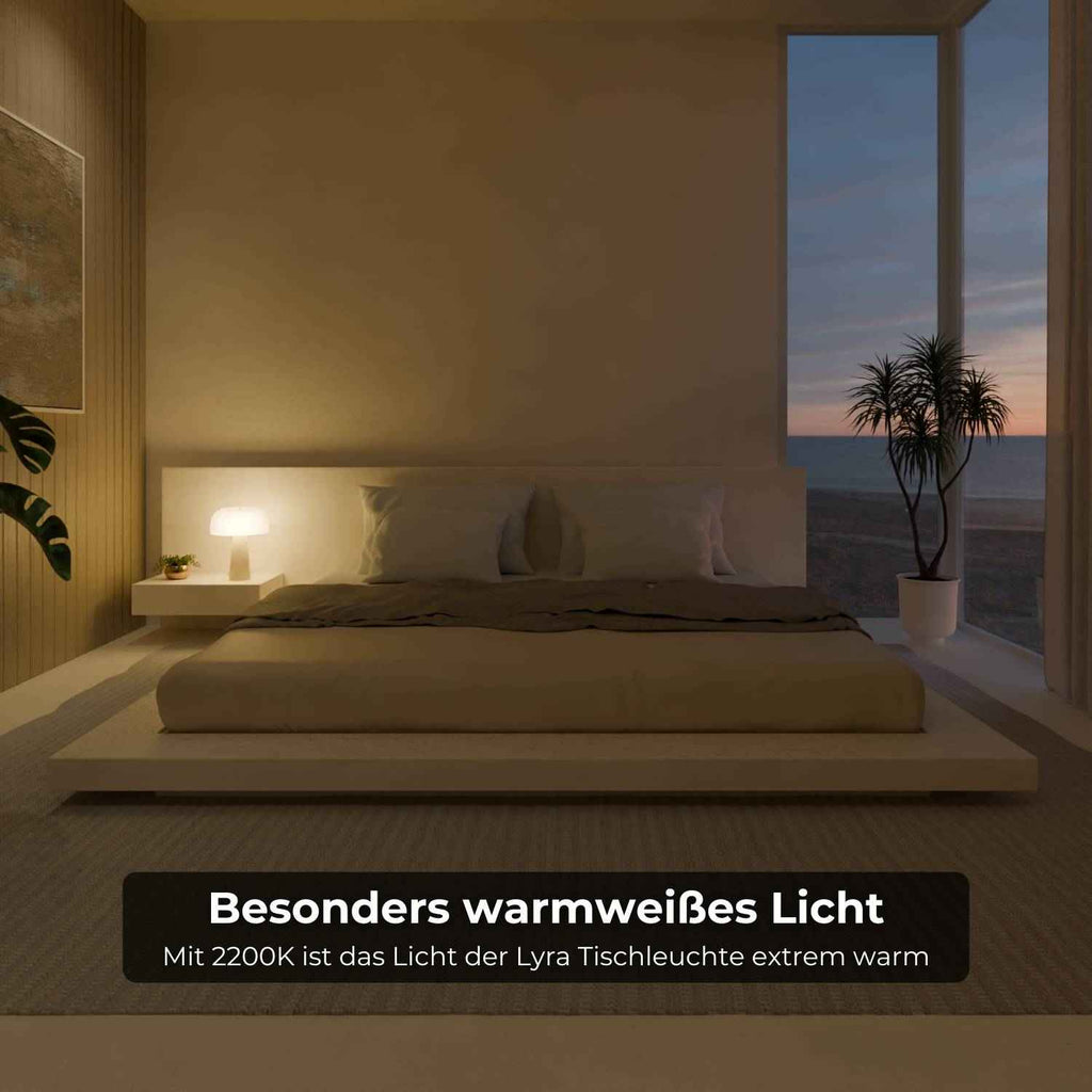 Bela Table Lamp | Genuine Travertine Base, Mouth-Blown Glass Shade