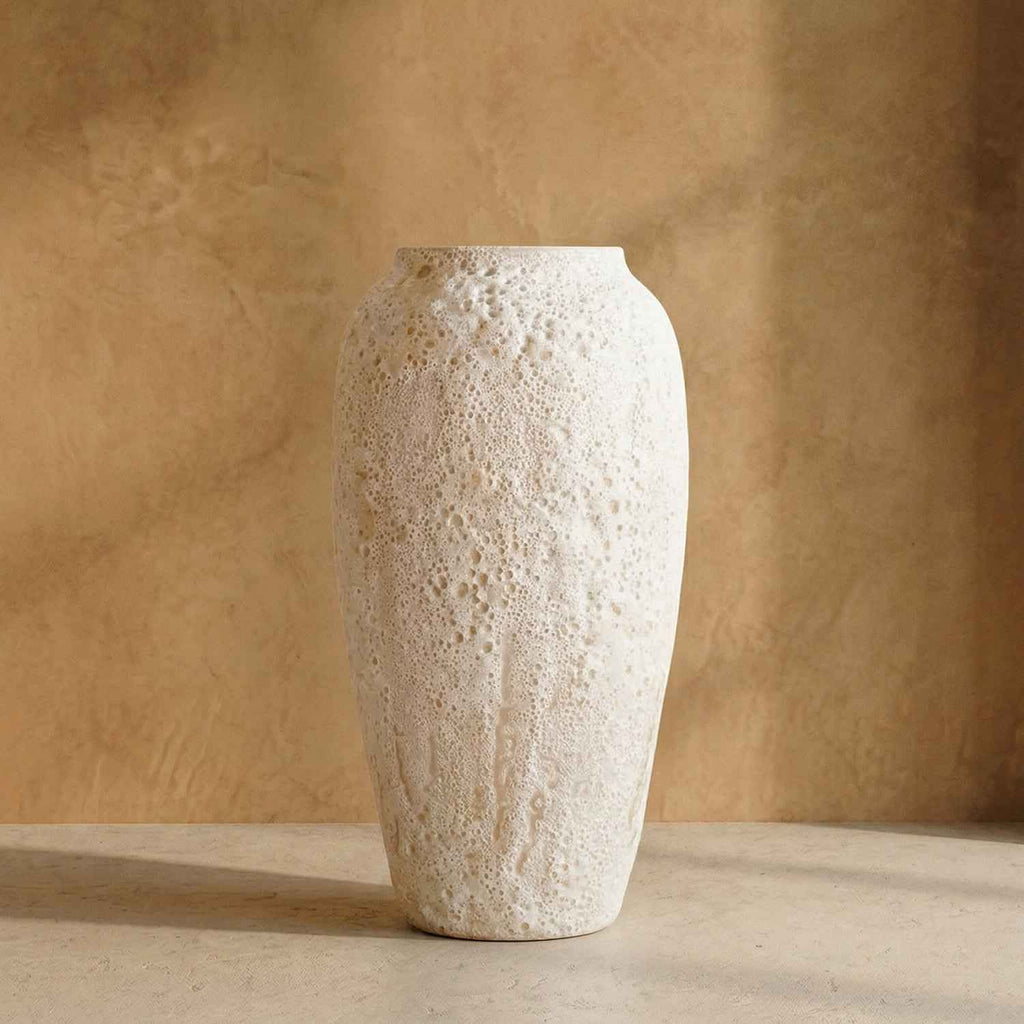 Bela Ceramic Planter Vase | Handmade Nordic Design, Wide Mouth