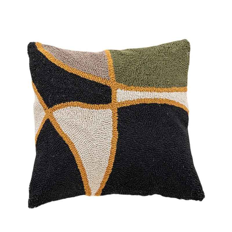 Luma Kussenhoes | Zacht Velvet met Abstract Landschapsontwerp