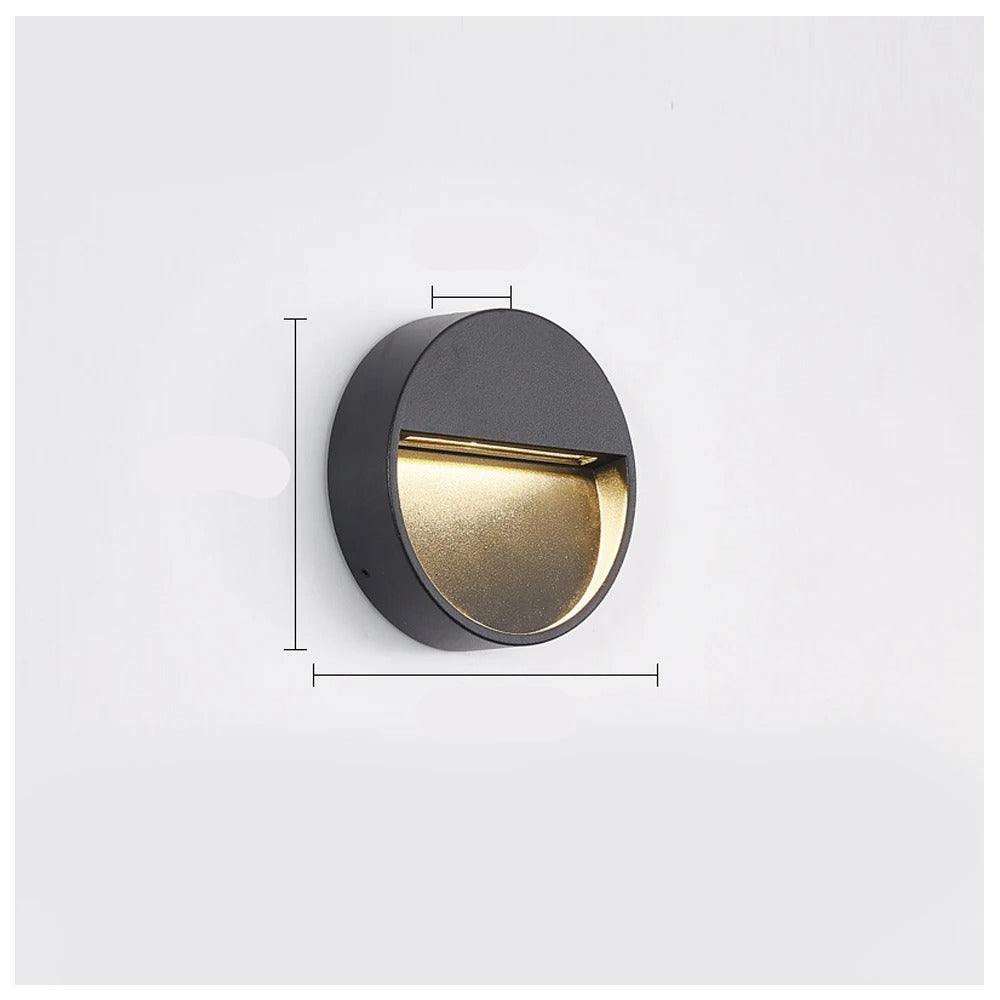 LED Step Light PIR Motion Sensor Aluminum Low Voltage Wall Mount