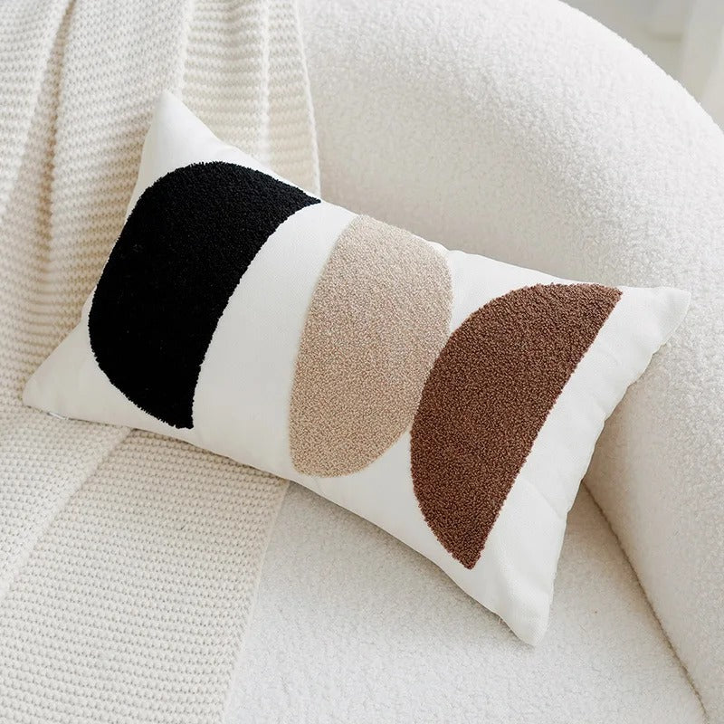 Milo Vintage Patchwork Kussenhoezen | Zacht Polyester, Onzichtbare Rits