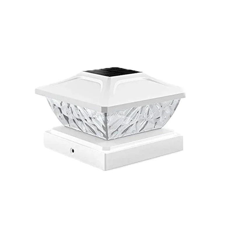 Solar Post Cap Light Waterproof LED Dual Mode Outdoor Fence and Deck Light