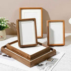 Vico Wooden Photo Frame | Rounded Corners, Walnut or Cherry