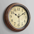 Brio Wooden Wall Clock | Silent Quartz Movement, Classic Design