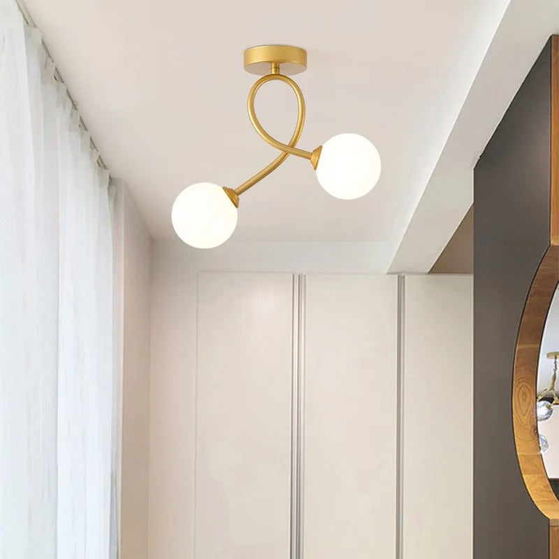 Zenovia - Elegant Simple Ceiling Light Made of Glass