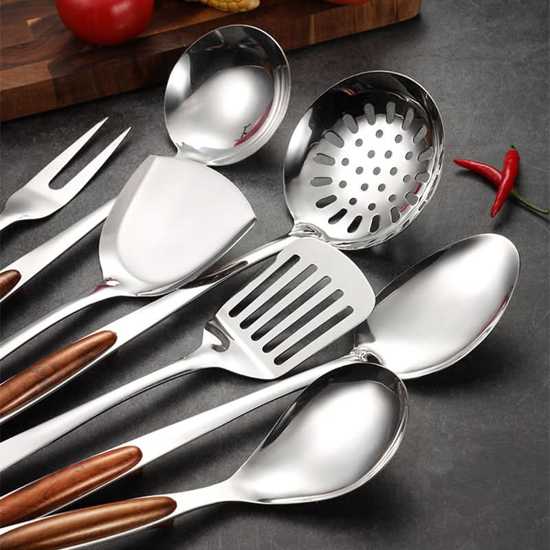 Bistro Keukenhulp Set | Ergonomische RVS Handgrepen, 7-delig