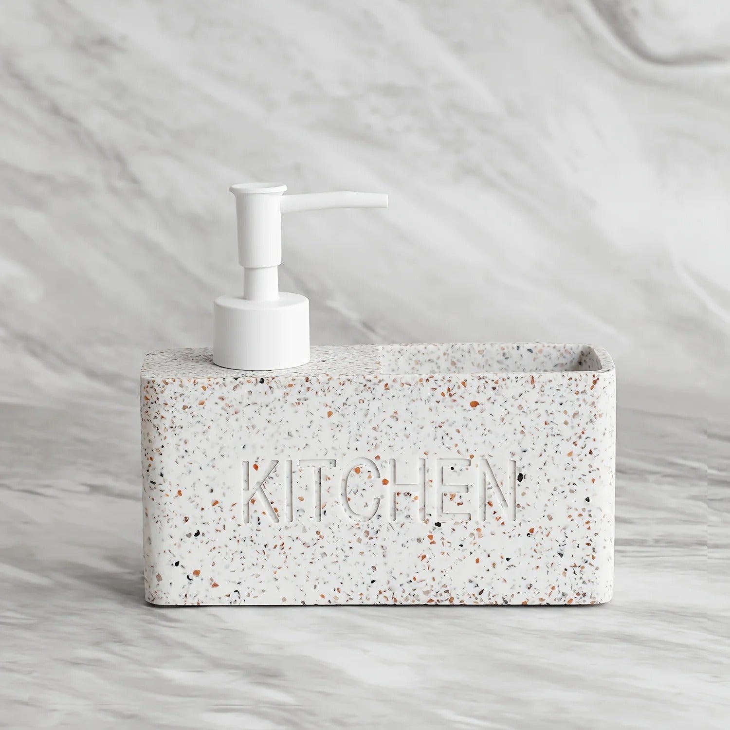 Soap Dispenser Press Pump Sandstone Texture Marbling