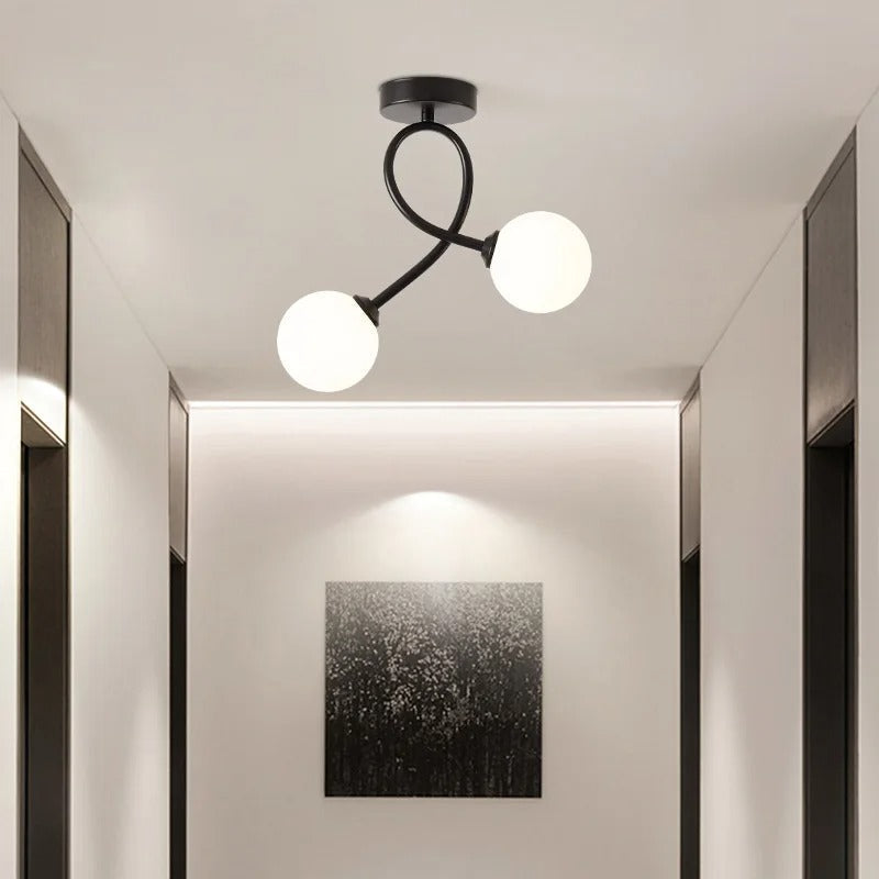 Zenovia - Elegant Simple Ceiling Light Made of Glass