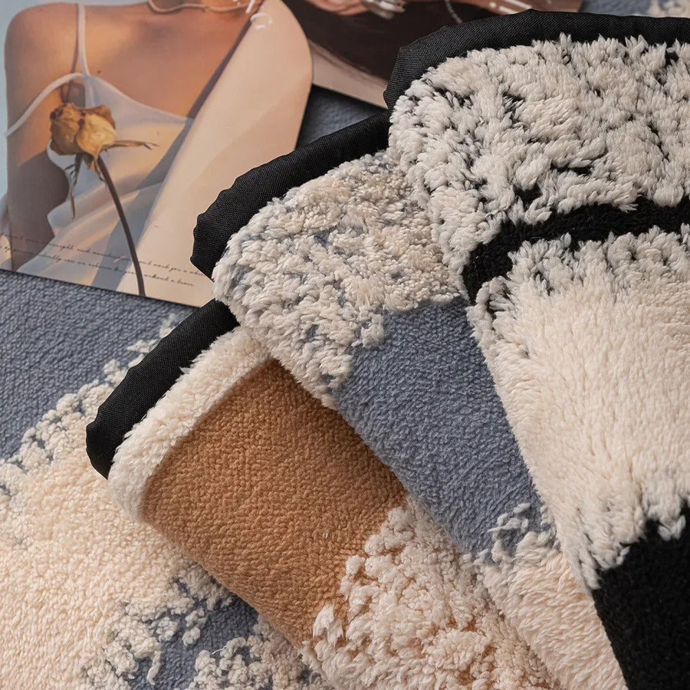 Sofa Cover Plush Polyester Non Slip Machine Washable