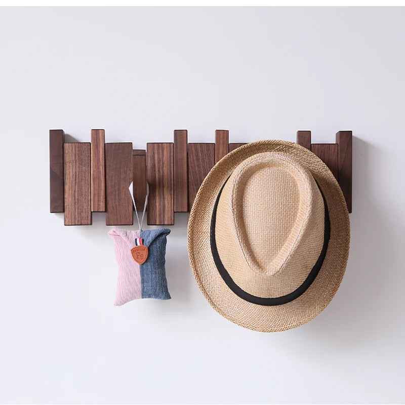 Cadenza Wall Coat Rack | Piano Key Design, Solid Wood