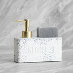 Soap Dispenser Press Pump Sandstone Texture Marbling