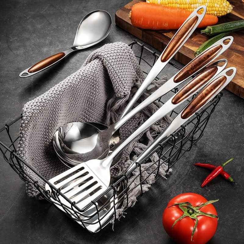 Bistro Keukenhulp Set | Ergonomische RVS Handgrepen, 7-delig