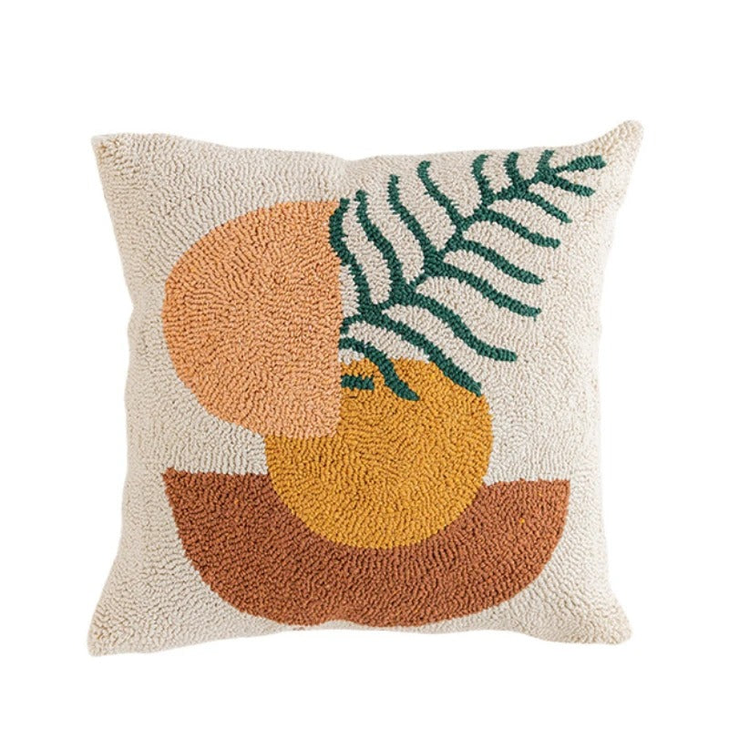 Luma Kussenhoes | Zacht Velvet met Abstract Landschapsontwerp