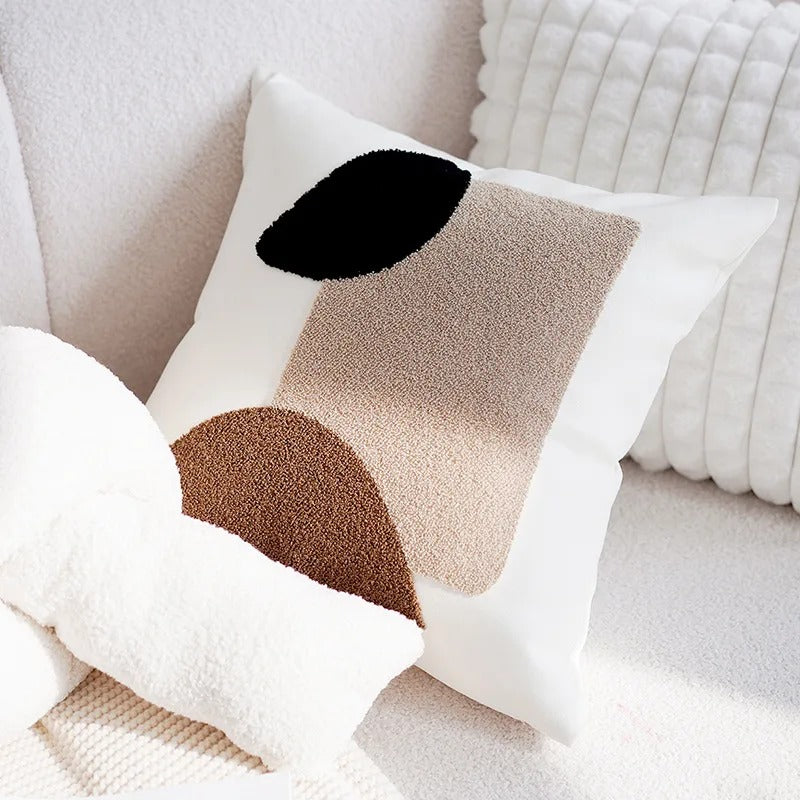 Milo Vintage Patchwork Kussenhoezen | Zacht Polyester, Onzichtbare Rits