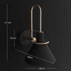 Bela Wall Lamp | Postmodern Metal Design, Warm Ambient Light