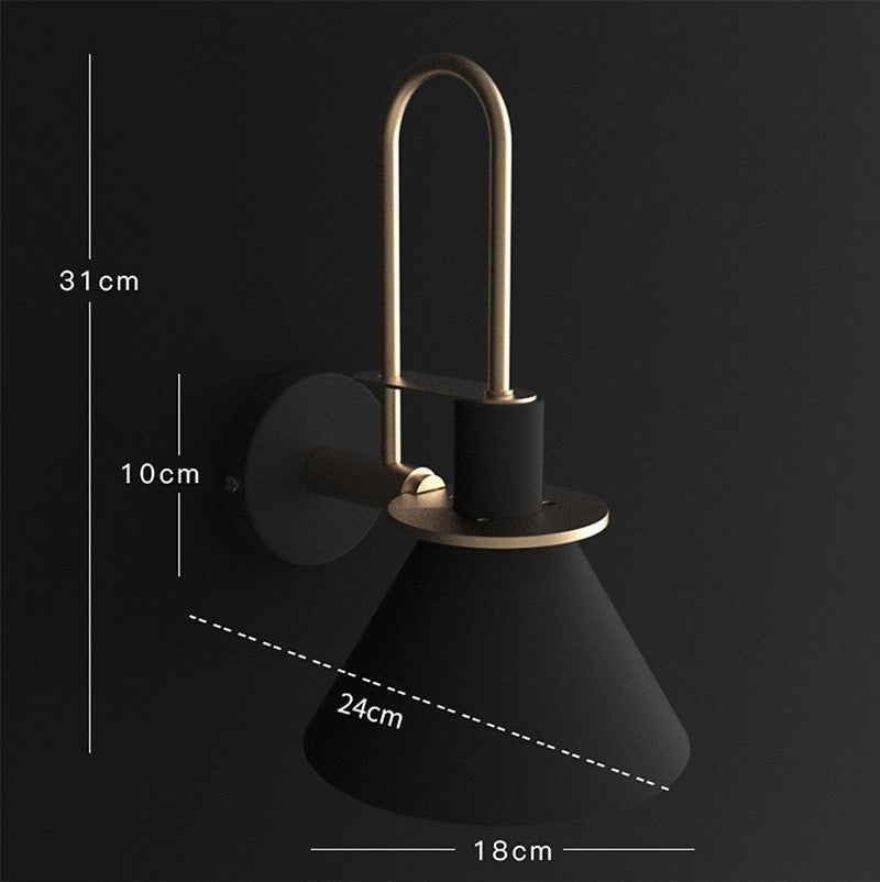 Bela Wall Lamp | Postmodern Metal Design, Warm Ambient Light