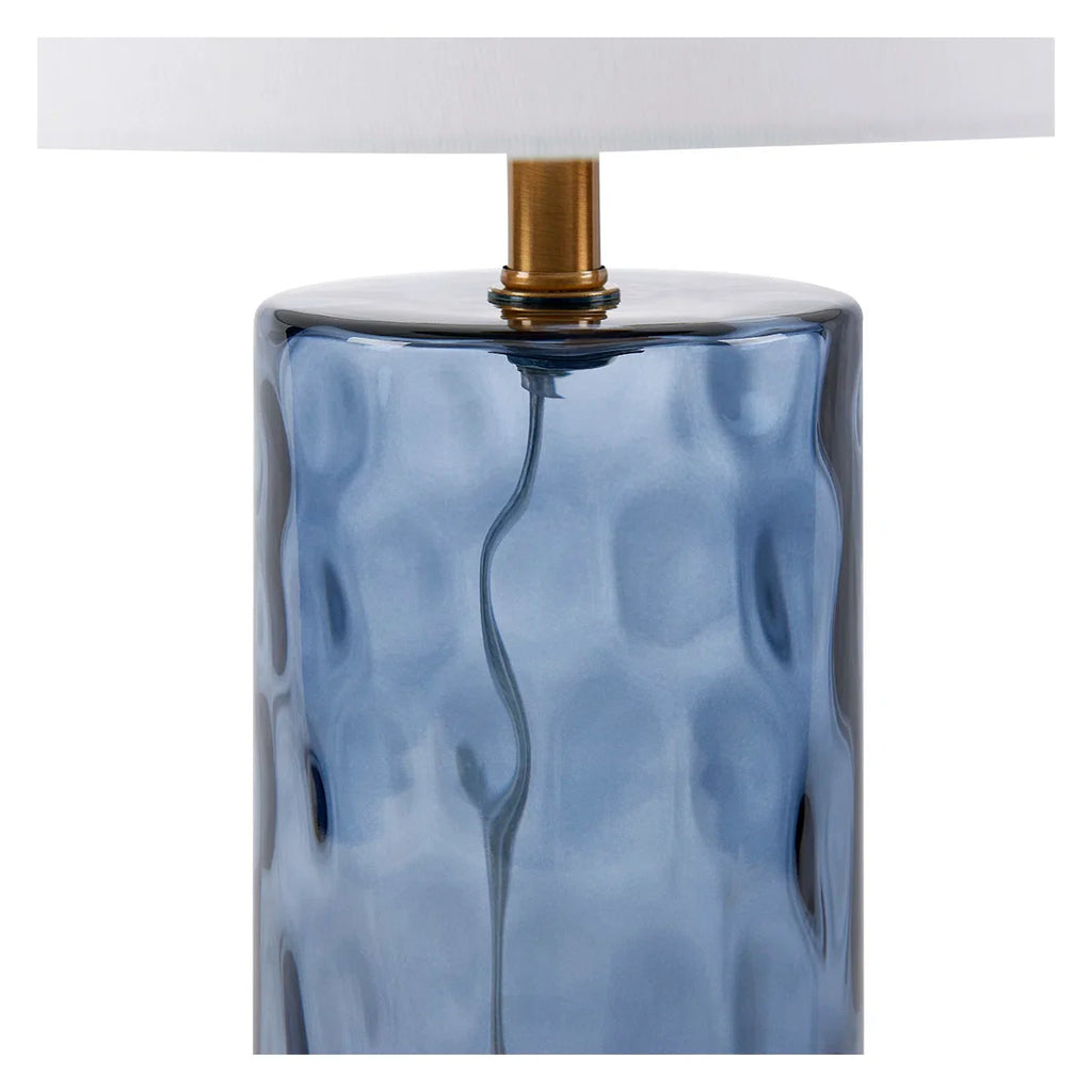 Marina glass table lamp set of 2