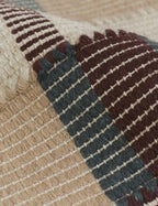 Mira Flatweave Wool Rug | Soft Wool-Cotton Blend, Geometric Design