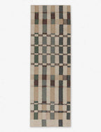 Mira Flatweave Wool Rug | Soft Wool-Cotton Blend, Geometric Design