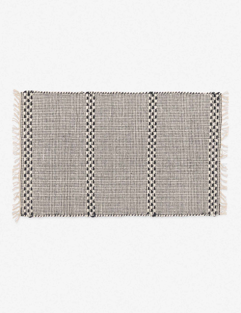 Mira Mat | 100% Cotton, Machine Washable Geometric Design