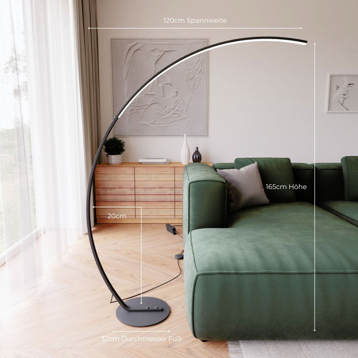 Bela Floor Lamp | Modern Design, Adjustable Height