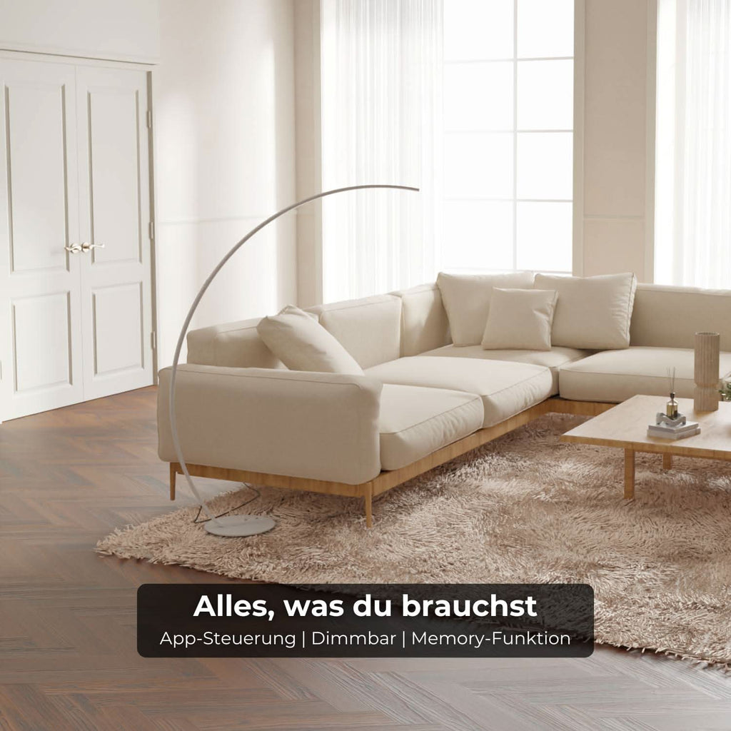 Bela Floor Lamp | Modern Design, Adjustable Height