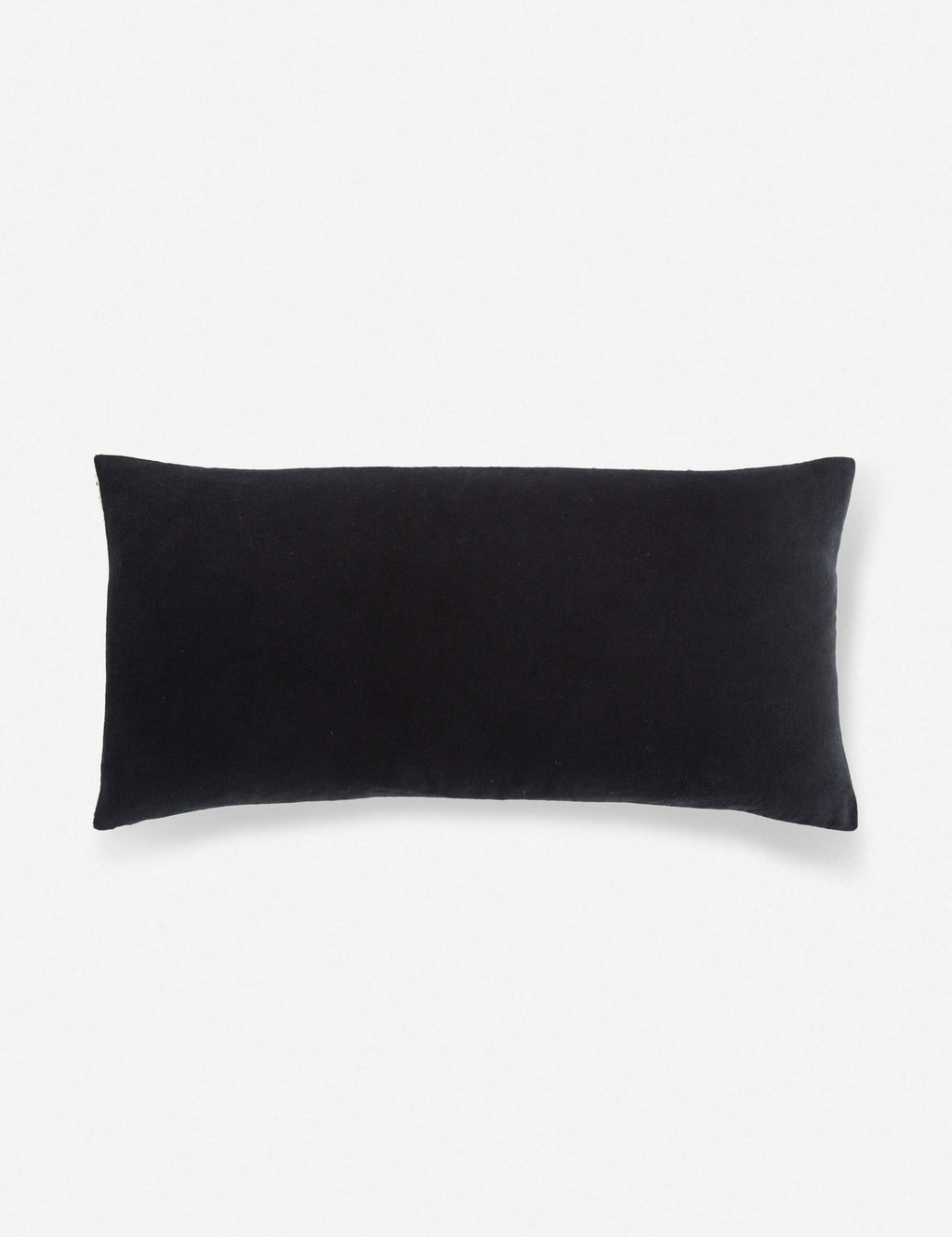 Pax Striped Lumbar Pillow | Marled Black and White Accent