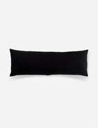 Pax Striped Lumbar Pillow | Marled Black and White Accent
