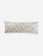 Pavo Lumbar Pillow | Marled Black & White Stripes