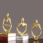Mente Sculptuur | Abstracte Denker, Duurzaam Hars